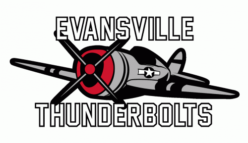 Evansville Thunderbolts 2022-23 hockey logo of the SPHL