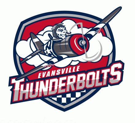 Evansville Thunderbolts 2016-17 hockey logo of the SPHL