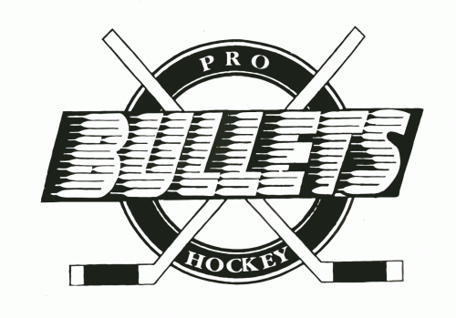 Jacksonville Bullets 1993-94 hockey logo of the SuHL