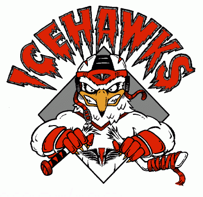 Adirondack IceHawks 1999-00 hockey logo of the UHL
