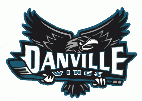 Danville Wings 2003-04 hockey logo of the USHL