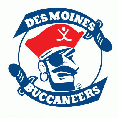 Des Moines Buccaneers 2015-16 hockey logo of the USHL
