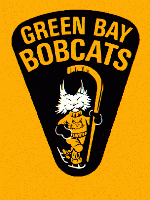 Green Bay Bobcats 1972-73 hockey logo of the USHL