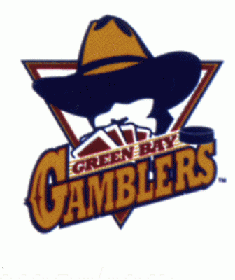 Green Bay Gamblers 1996-97 hockey logo of the USHL