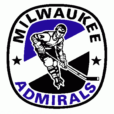 Milwaukee Admirals 1975-76 hockey logo of the USHL