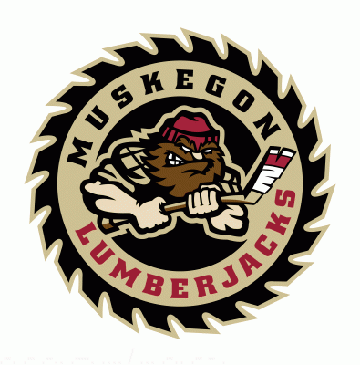 Muskegon Lumberjacks 2015-16 hockey logo of the USHL