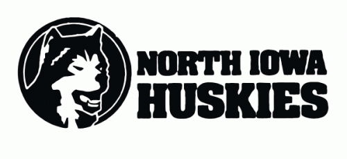 North Iowa Huskies 1984-85 hockey logo of the USHL