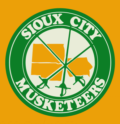 Sioux City Musketeers 1978-79 hockey logo of the USHL