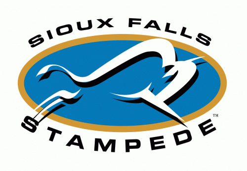 Sioux Falls Stampede 2015-16 hockey logo of the USHL