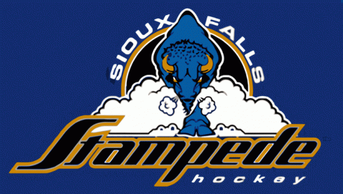 Sioux Falls Stampede 2007-08 hockey logo of the USHL