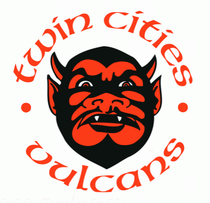 Twin City Vulcans 1997-98 hockey logo of the USHL