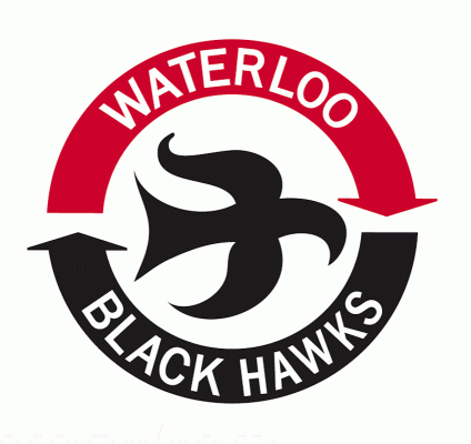 Waterloo Black Hawks 2017-18 hockey logo of the USHL