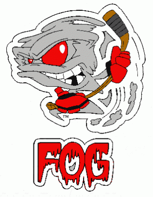 Bakersfield Fog 1995-96 hockey logo of the WCHL