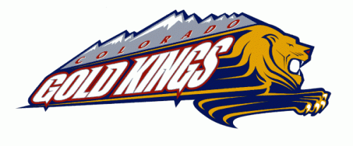 Colorado Gold Kings 1998-99 hockey logo of the WCHL