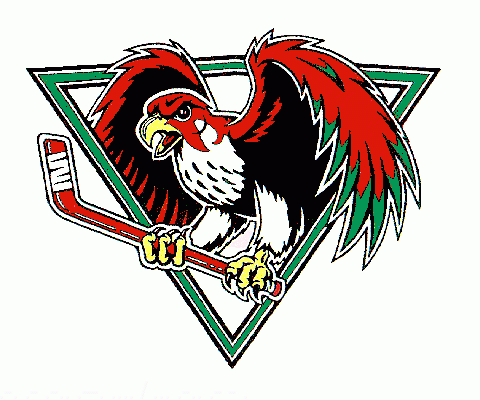 Fresno Falcons 1995-96 hockey logo of the WCHL