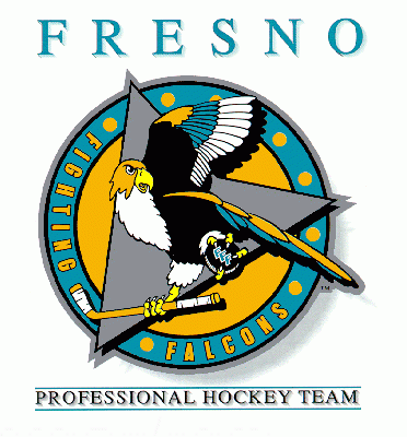 Fresno Fighting Falcons 1997-98 hockey logo of the WCHL