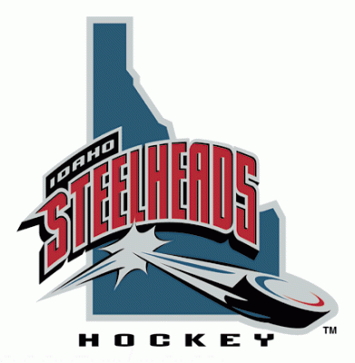 Idaho Steelheads 1998-99 hockey logo of the WCHL