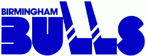 Birmingham Bulls 1976-77 hockey logo of the WHA