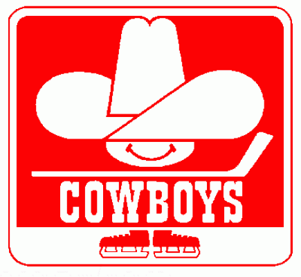 Calgary Cowboys 1974-75 hockey logo of the WHA
