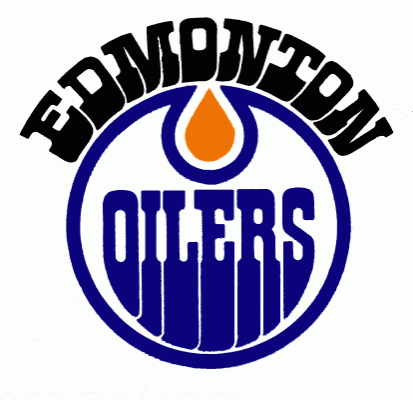 Edmonton Oilers 1975-76 hockey logo of the WHA