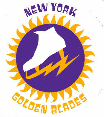 New York Golden Blades 1973-74 hockey logo of the WHA