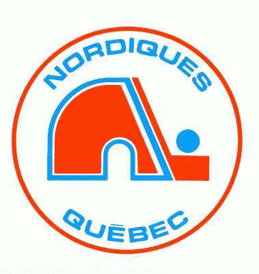 Quebec Nordiques 1976-77 hockey logo of the WHA