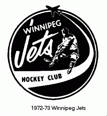Winnipeg Jets 1972-73 hockey logo of the WHA