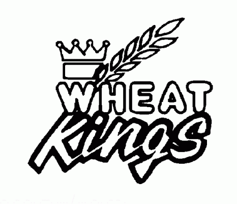 Brandon Wheat Kings 1984-85 hockey logo of the WHL