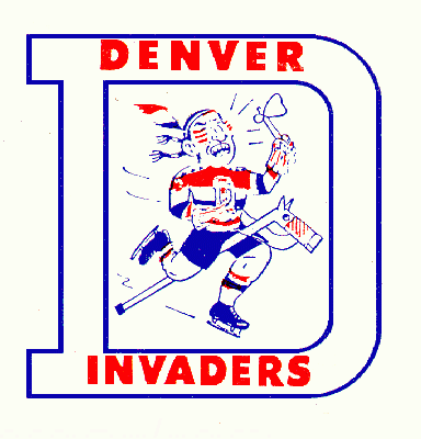 Denver Invaders 1963-64 hockey logo of the WHL