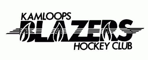 Kamloops Blazers 1984-85 hockey logo of the WHL
