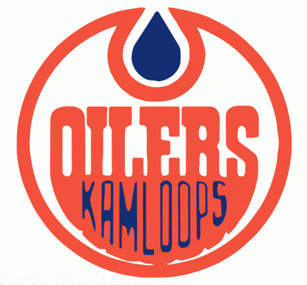 Kamloops Junior Oilers 1983-84 hockey logo of the WHL