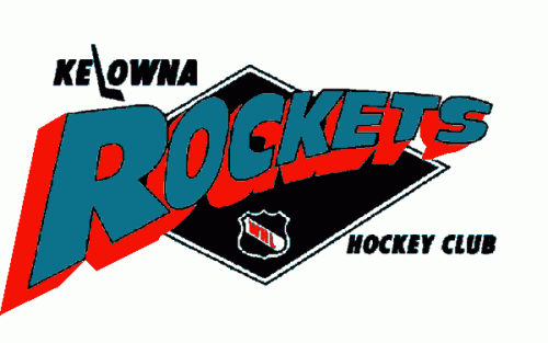 Kelowna Rockets 1997-98 hockey logo of the WHL