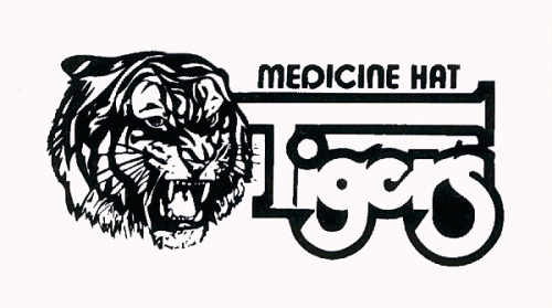 Medicine Hat Tigers 1997-98 hockey logo of the WHL