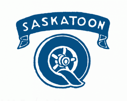 Saskatoon Quakers 1955-56 hockey logo of the WHL