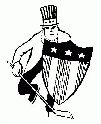 Seattle Americans 1955-56 hockey logo of the WHL