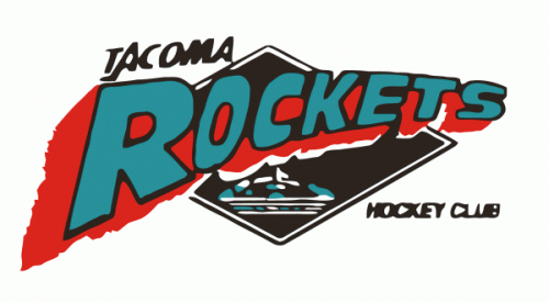 Tacoma Rockets 1991-92 hockey logo of the WHL