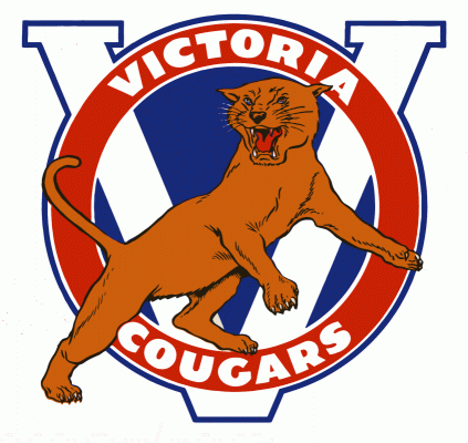 Victoria Cougars 1958-59 hockey logo of the WHL