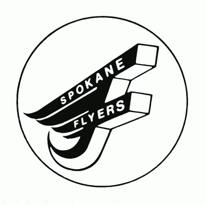 Spokane Flyers 1975-76 hockey logo of the WIHL