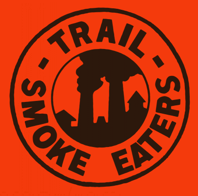 Trail Smoke Eaters 1979-80 hockey logo of the WIHL