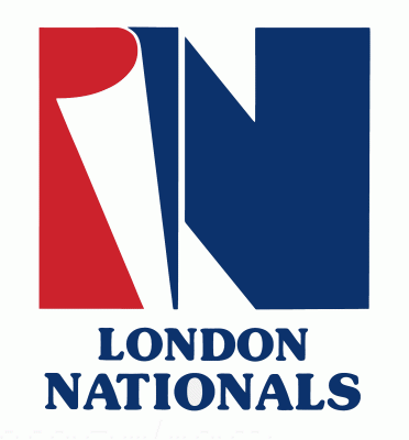 London Nationals 1992-93 hockey logo of the WJBHL