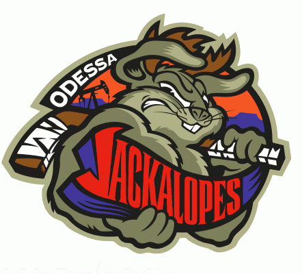 Odessa Jackalopes 1999-00 hockey logo of the WPHL