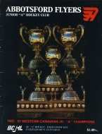 1983-84 Abbotsford Flyers game program
