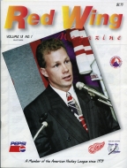 1996-97 Adirondack Red Wings game program
