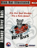 2005-06 Albany River Rats game program