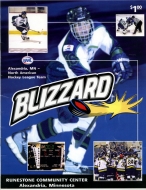 2006-07 Alexandria Blizzard game program
