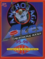 1995-96 Anchorage Aces game program