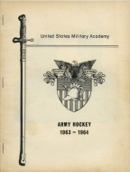 1963-64 Army game program