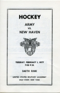 1976-77 Army game program