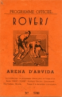 1948-49 Arvida Rovers game program