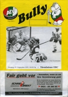 1993-94 Augsburg EV game program